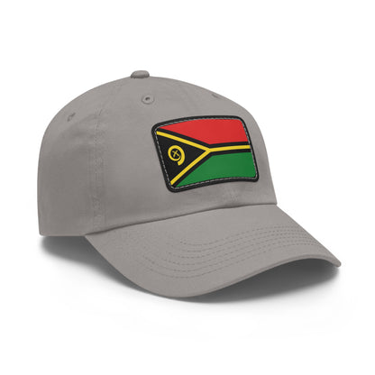 Flag Village Vanuatu Flag Hat Cap with Leather Patch