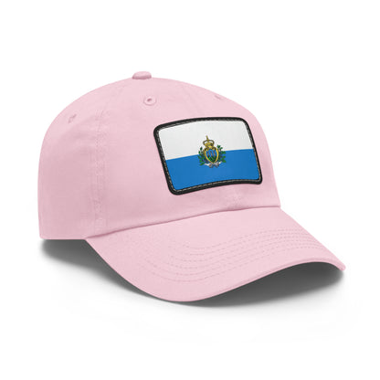 Flag Village San Marino Flag Hat Cap with Leather Patch