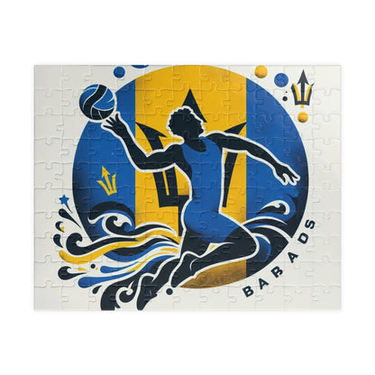 Flag Village Barbados Sporting Flag Puzzle (110, 252, 520, 1014-piece) BRB0007