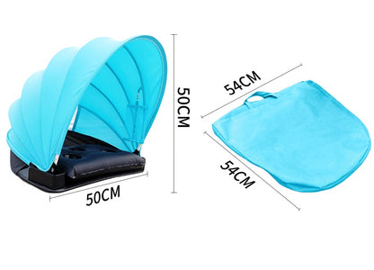 Flag Village Outdoor Sunproof Fold Beach Umbrella