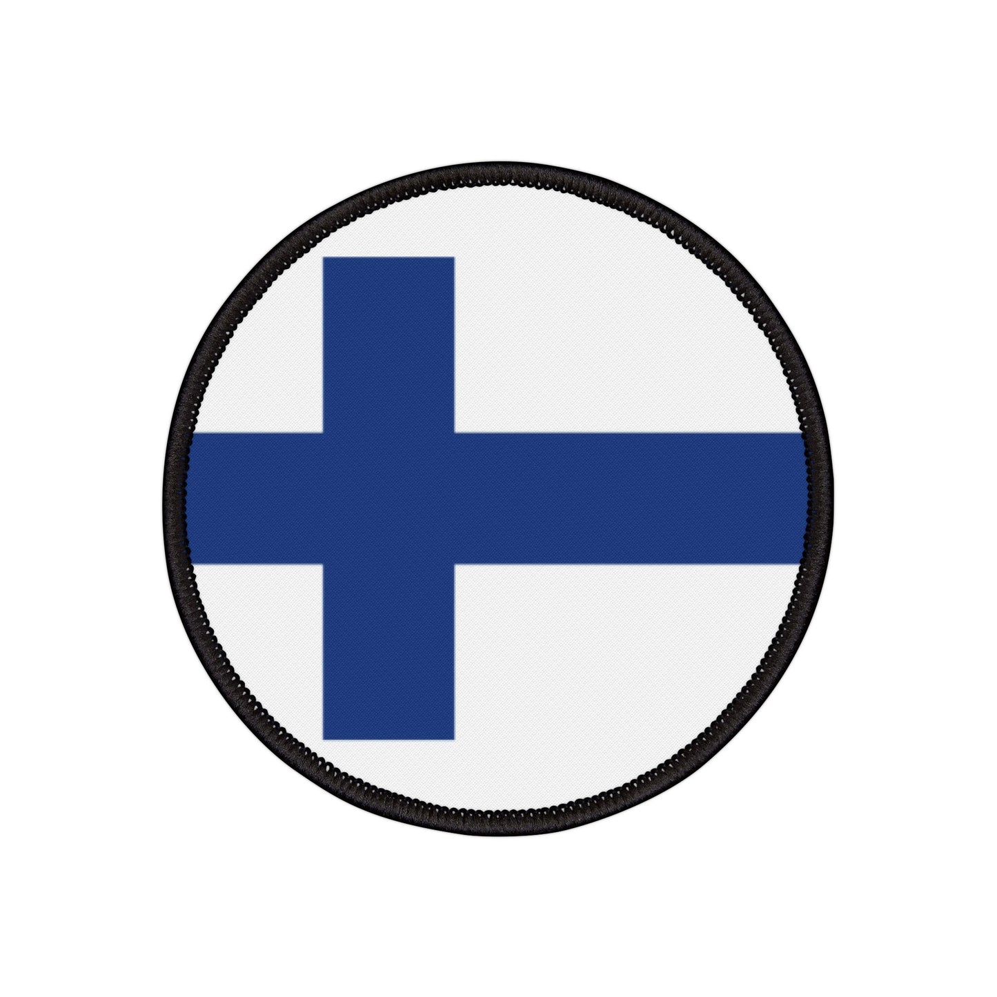 Flag Village Finland Flag Embroidery Iron-On Patches