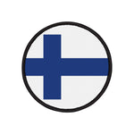 Flag Village Finland Flag Embroidery Iron-On Patches