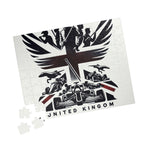 Flag Village United Kingdom Racing Car Flag Puzzle 110-Piece