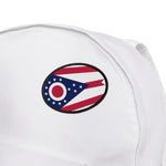 Flag Village Ohio State Flag Embroidered Iron-On Patch