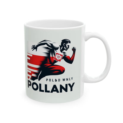 Flag Village Poland Sporting Flag Ceramic Coffee Mug 11oz POL0007