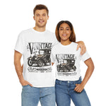 Flag Village USA Vintage Car Flag T-SHIRT Heavy Cotton Tee USA0005