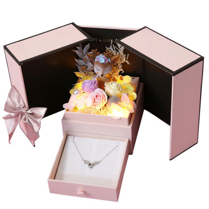 Flag Village Flower Gift Box Tanabata Valentine's Day Gift Packaging Box