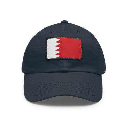Flag Village Bahrain Flag Hat Cap with Leather Patch