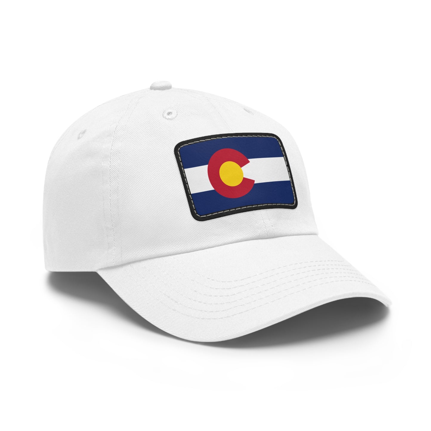 Flag Village USA Colorado State Flag Hat Cap with Leather Patch