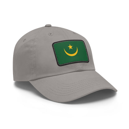Flag Village Mauritania Flag Hat Cap with Leather Patch