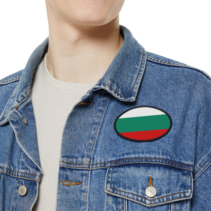 Flag Village Bulgaria Flag Embroidery Iron-On Patches