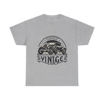 Flag Village USA Vintage Car Flag T-SHIRT Heavy Cotton Tee USA0007