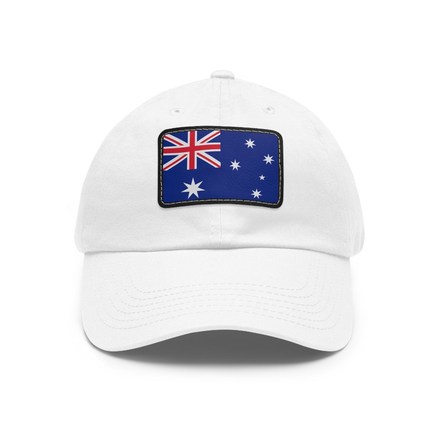 Flag Village Australia Flag Hat Cap with Leather Patch