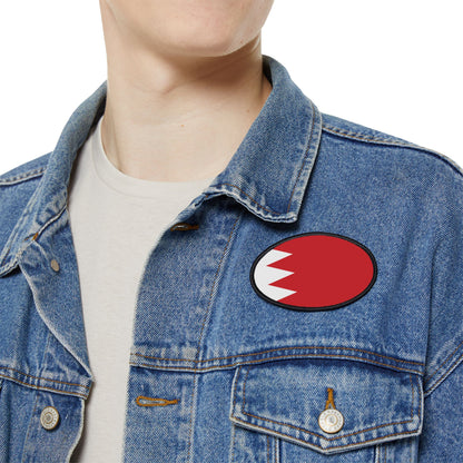 Flag Village Bahrain Flag Embroidery Iron-On Patches