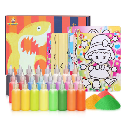 Flag Village Sand Painting Gift Box Set