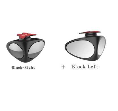 Flag Village Auto Tools Double vision auxiliary mirror car rearview mirror