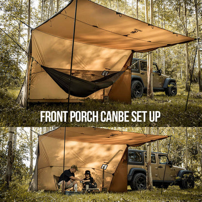 Flag Village Wilderness Hut Hammock Outdoor Living Room Tent