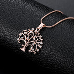 Flag Village Big Tree Of Life Pendant Necklaces Drilling CZ Zircon Multi Layers Chains Long Necklace Jewelry Gifts For Her