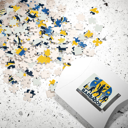 Flag Village Barbados Sporting Flag Puzzle (110, 252, 520, 1014-piece) BRB0005