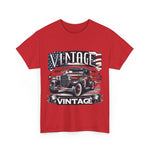 Flag Village USA Vintage Car Flag T-SHIRT Heavy Cotton Tee USA0020