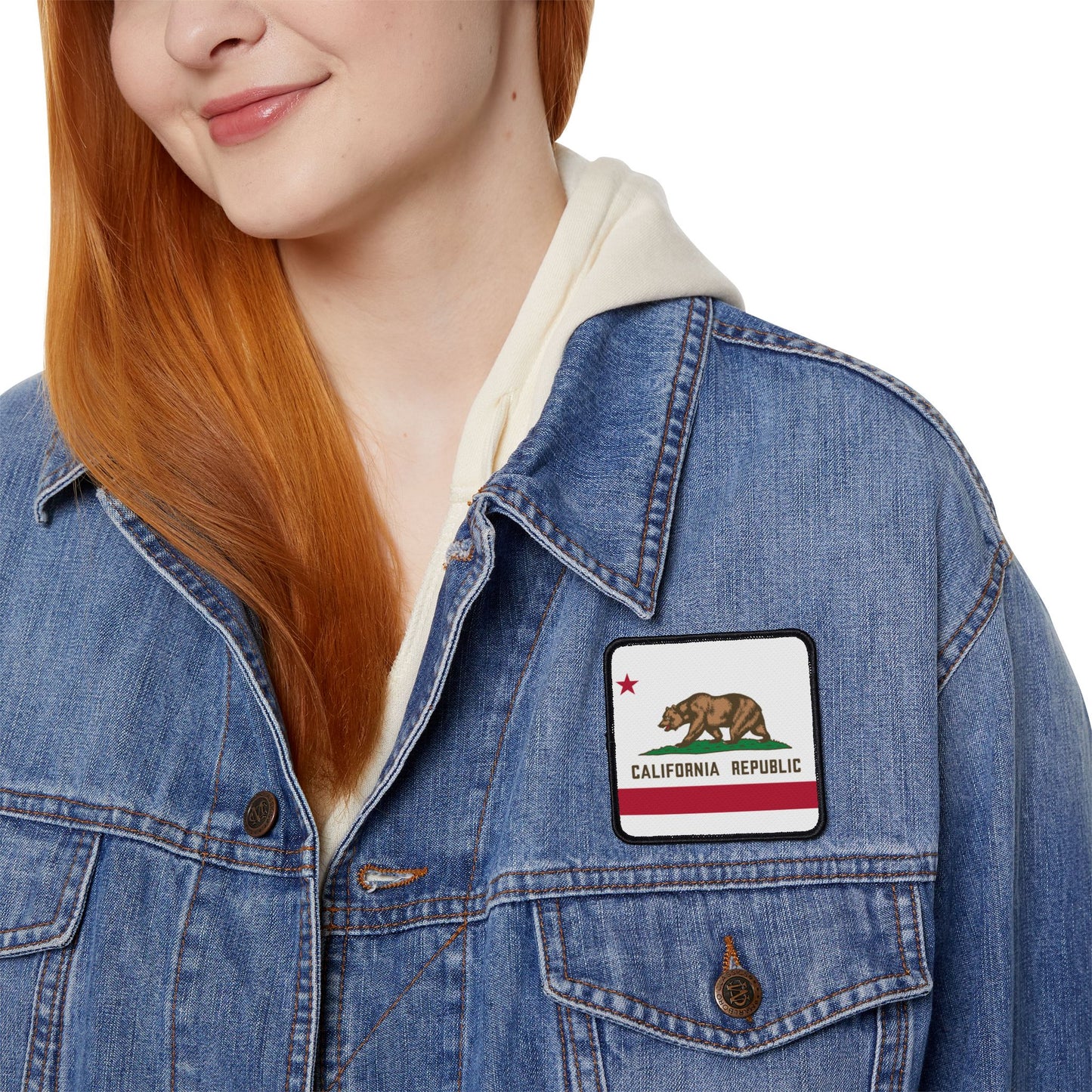Flag Village California State Flag Embroidery Iron-On Patches