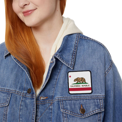 Flag Village California State Flag Embroidery Iron-On Patches