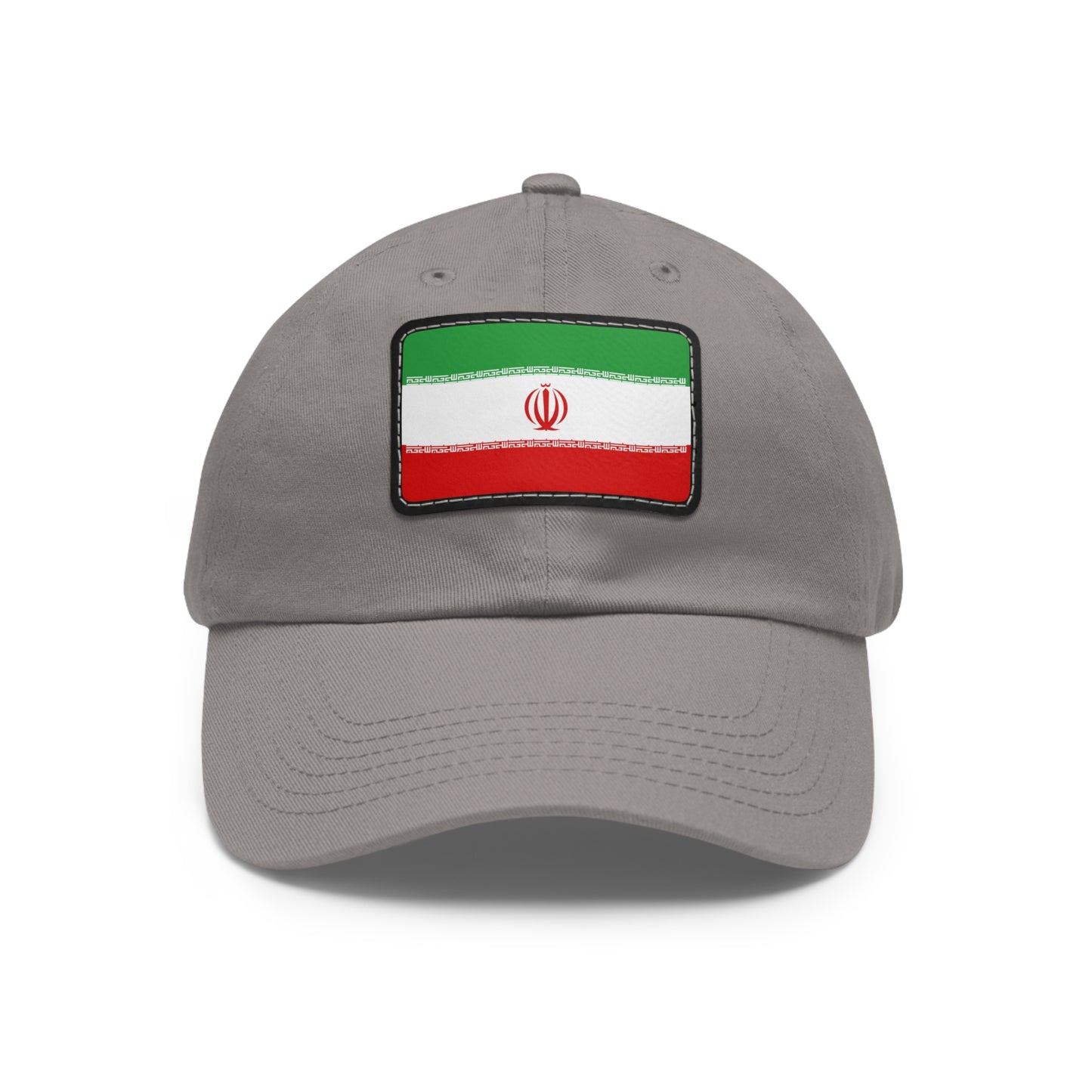 Flag Village Iran Flag Hat Cap with Leather Patch