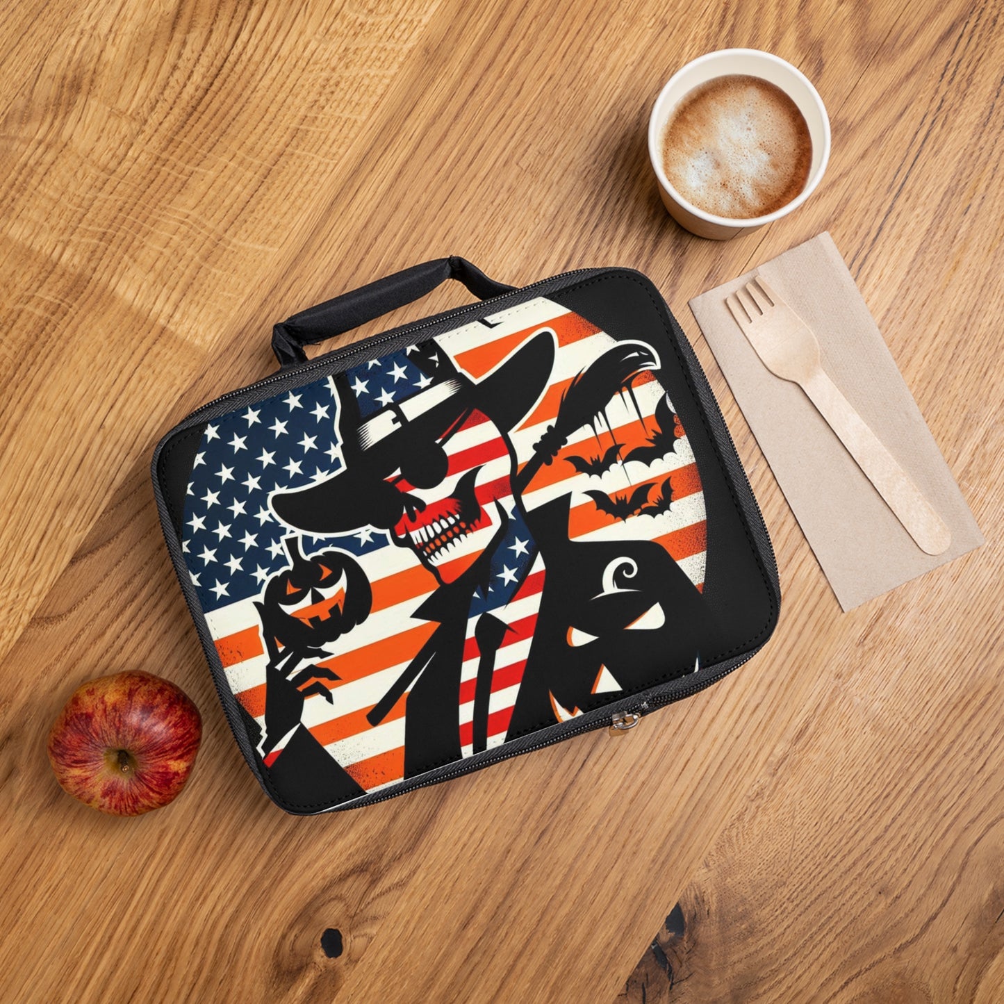 Flag Village Halloween Witch Lunch Bag HW0063