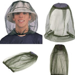Flag Village Outdoor Fishing Night Fishing Anti - Insect Anti - Mosquito Hat Net Fishing Sunscreen Hat Mask For Men And Women.