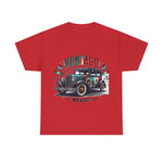 Flag Village Mexico Vintage Car Flag T-SHIRT Heavy Cotton Tee MEX0002