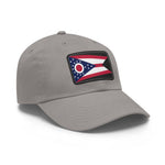 Flag Village USA Ohio State Flag Hat Cap with Leather Patch