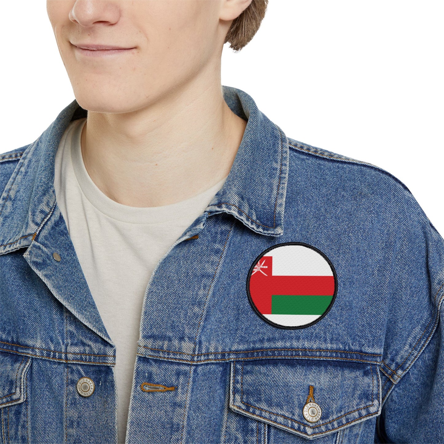 Flag Village Oman Flag Embroidery Iron-On Patches