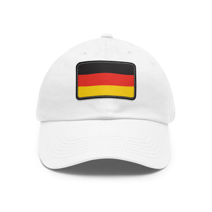 Flag Village Germany Flag Hat Cap with Leather Patch