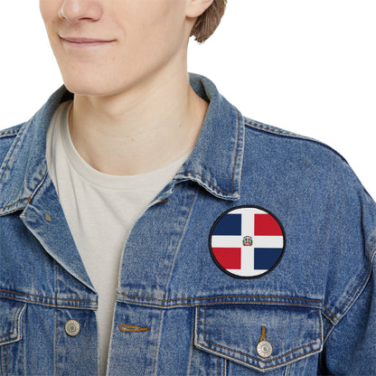 Flag Village Dominican Republic Flag Embroidery Iron-On Patches