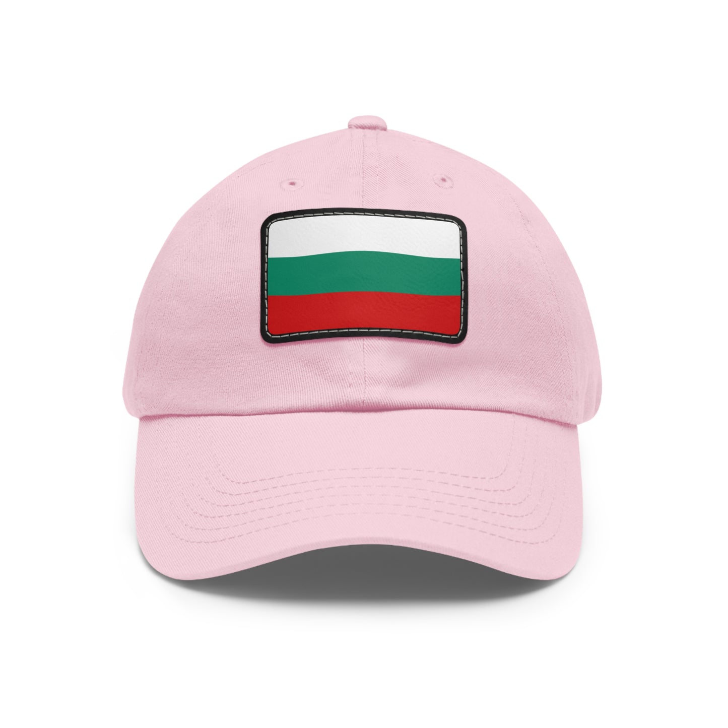 Flag Village Bulgaria Flag Hat Cap with Leather Patch