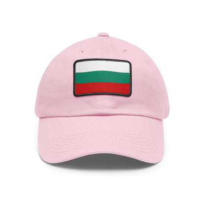 Flag Village Bulgaria Flag Hat Cap with Leather Patch