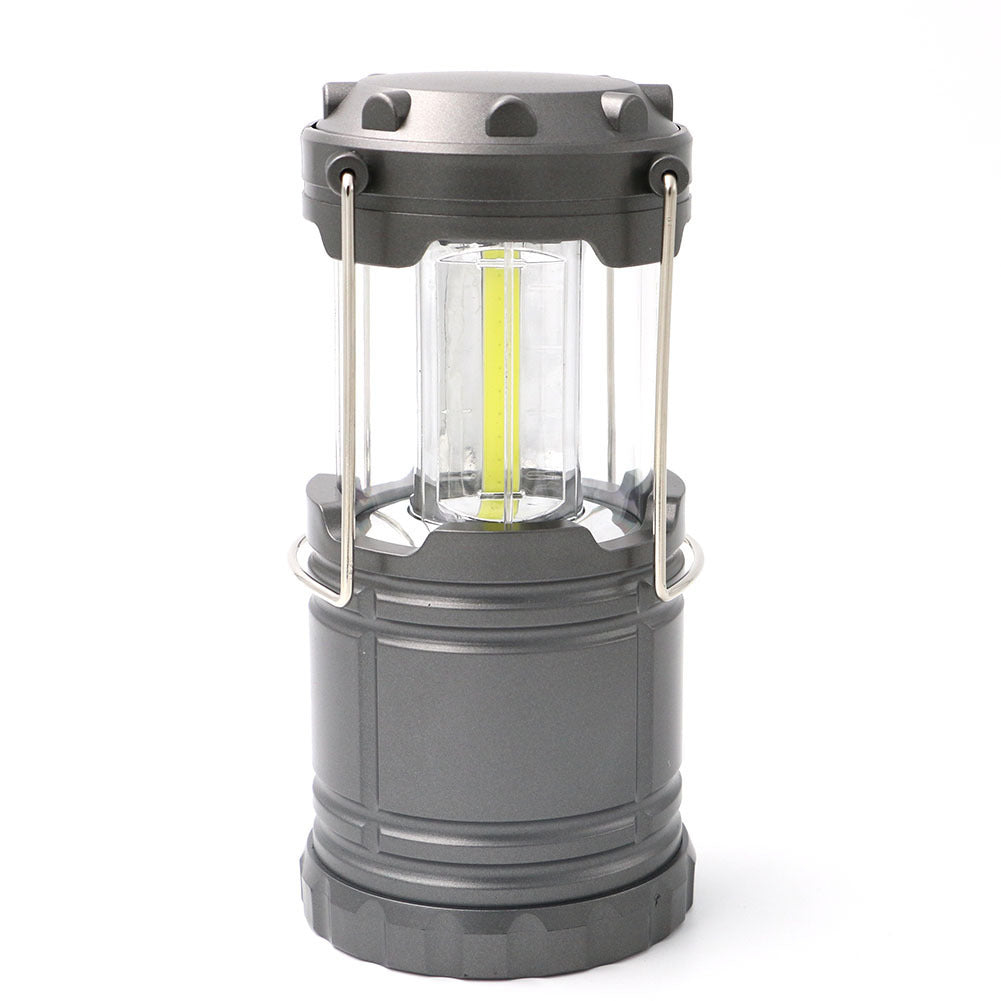 Flag Village Factory direct foreign trade new COB camping lamp LED outdoor portable telescopic emergency lantern hook