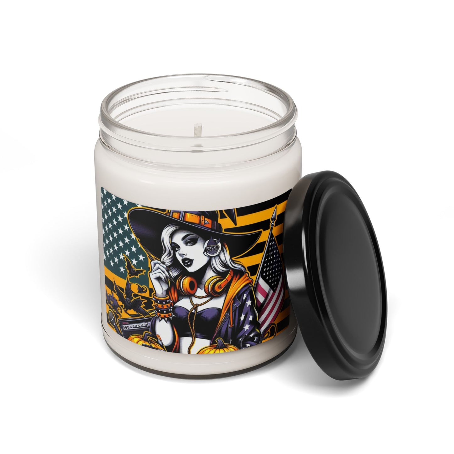 Flag Village Halloween Pretty Witch Scented Soy Candle, 9oz HW0021