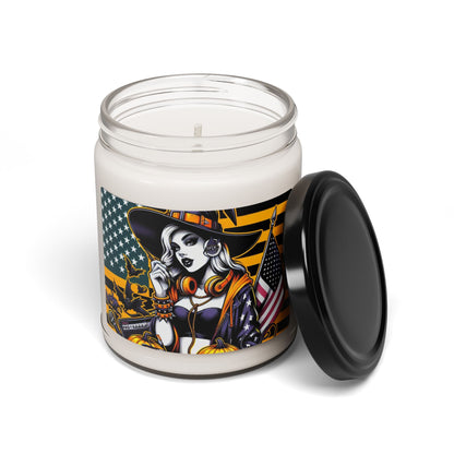 Flag Village Halloween Pretty Witch Scented Soy Candle, 9oz HW0021
