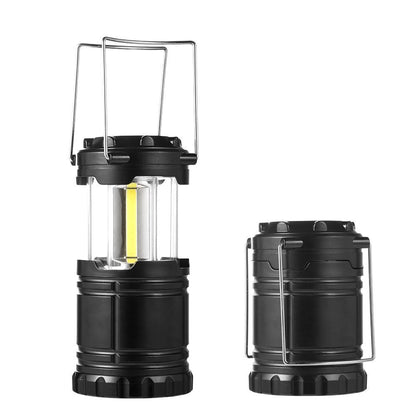 Flag Village Factory direct foreign trade new COB camping lamp LED outdoor portable telescopic emergency lantern hook