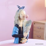 Flag Village Home Decor Girl Figurine Resin Sculpture Abstract Art Room Decor Nordic Decoration Home Living Room Decoration Accessories Gifts