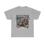 Flag Village USA Vintage Car Flag T-SHIRT Heavy Cotton Tee USA0016