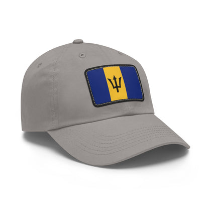 Flag Village Barbados Flag Hat Cap with Leather Patch