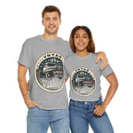Flag Village USA Vintage Car Flag T-SHIRT Heavy Cotton Tee USA0013