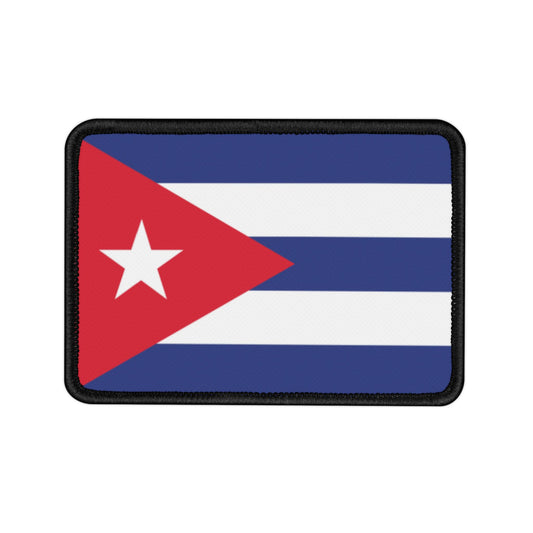 Flag Village Cuba Flag Embroidery Iron-On Patches