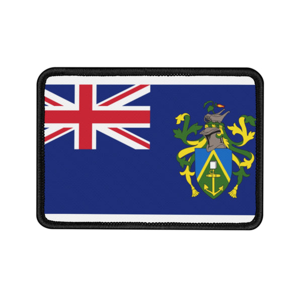 Flag Village Pitcairn Islands Flag Embroidered Iron-On Patch
