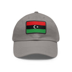 Flag Village Libya Flag Hat Cap with Leather Patch
