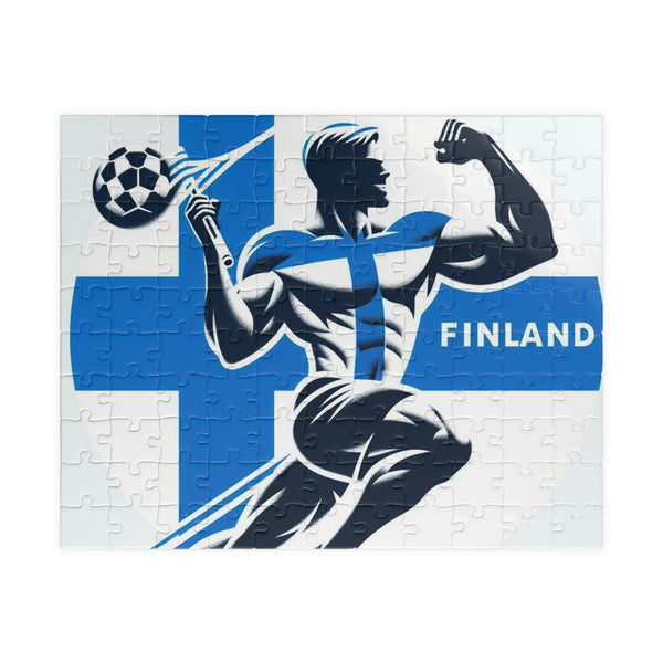 Flag Village Finland Sporting Flag Puzzle (110, 252, 520, 1014-piece) FIN0001
