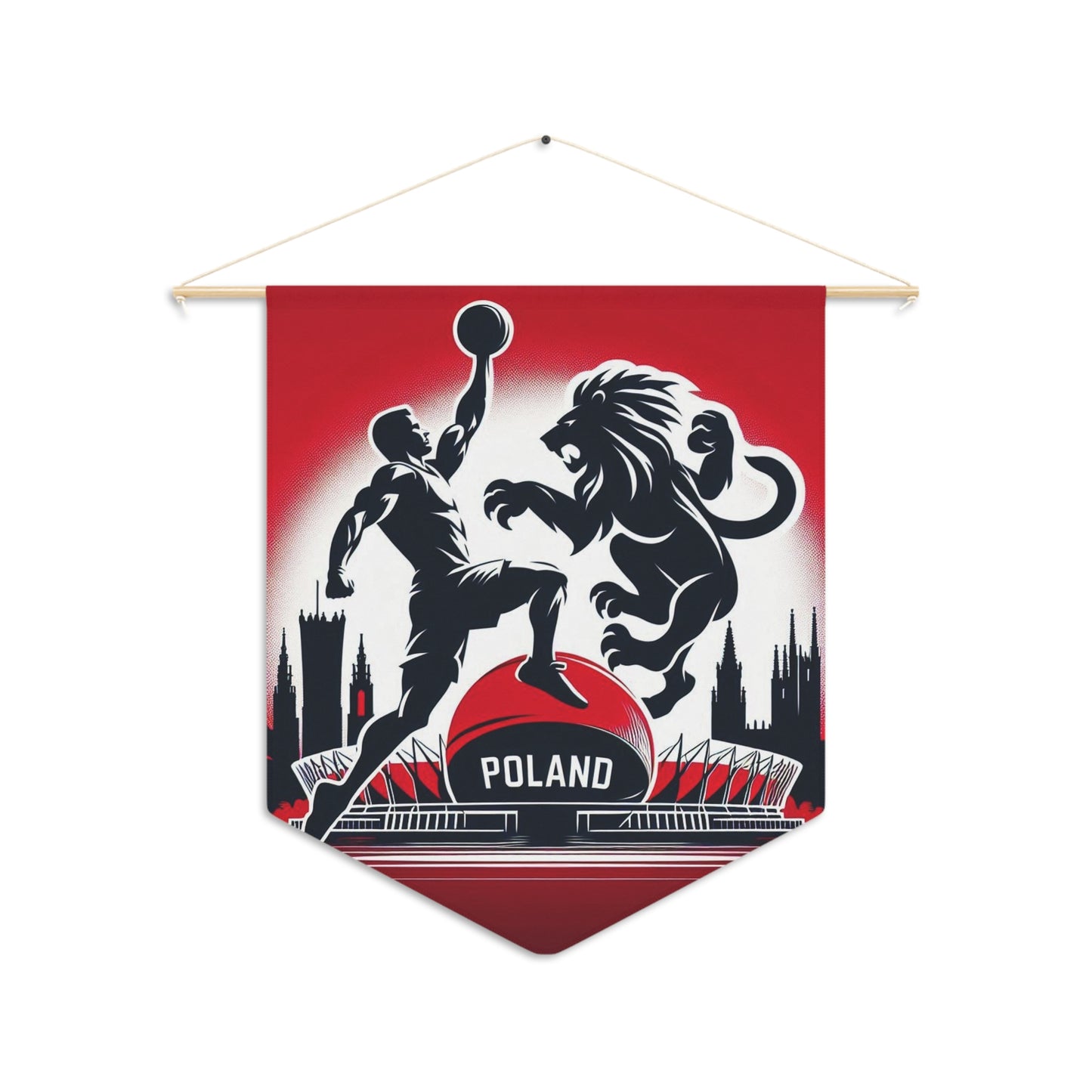 Flag Village Poland Flag Pennant Sporting Home Wall decoration POL0001