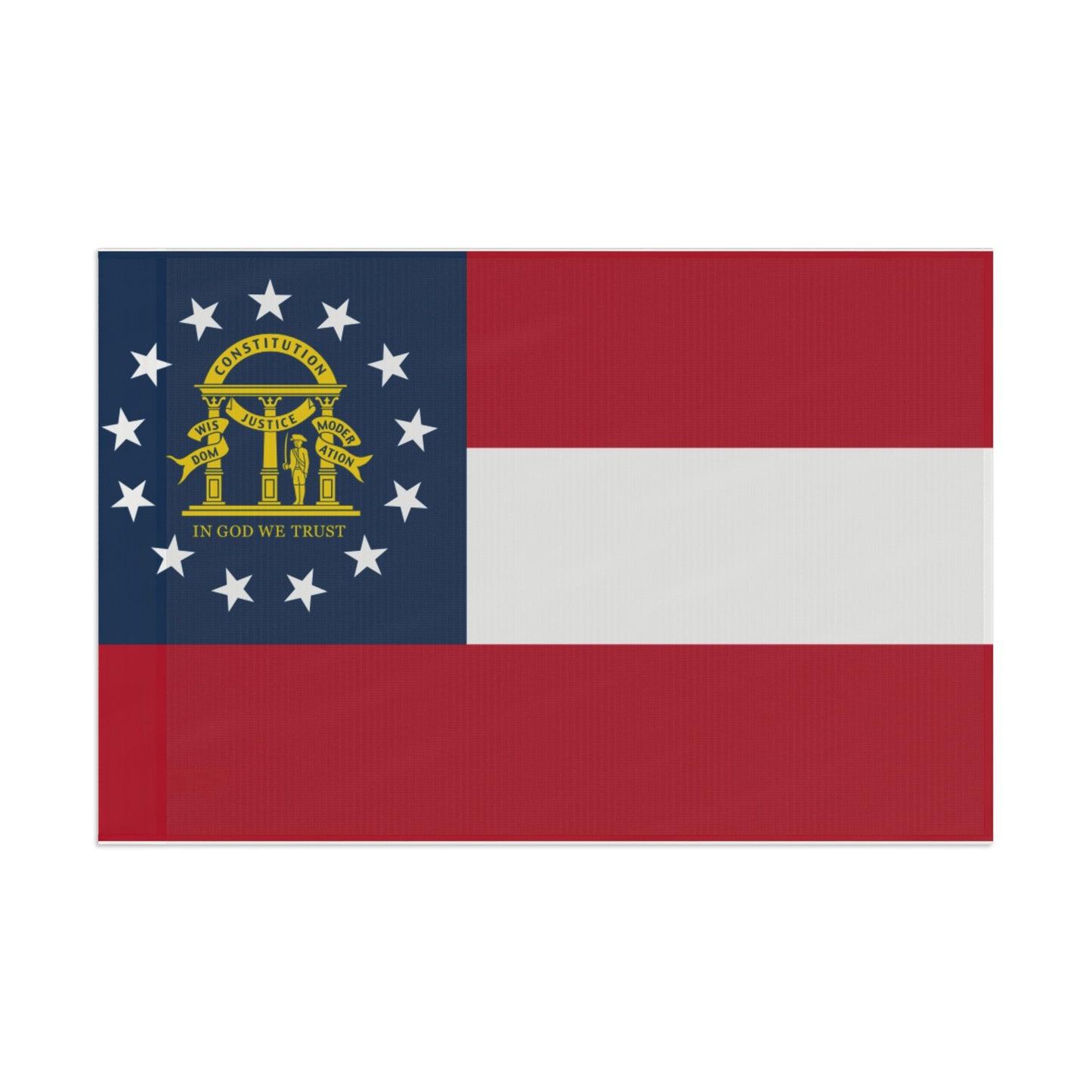 Flag Village USA Georgia State Flag 18" x 12" / 36" x 24" / 60" x 36"